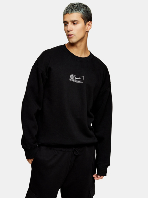 Signature Black Barcode Sweatshirt