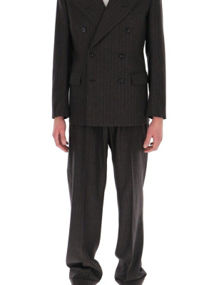 Maison Margiela Striped Double-breasted Suit