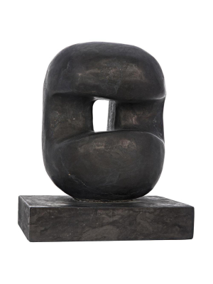 Noir Juno Black Marble Sculpture