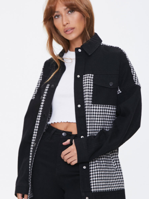 Houndstooth Patternblock Jacket