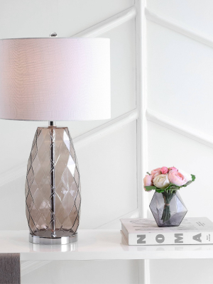 26.5" Glass/metal Juliette Table Lamp (includes Energy Efficient Light Bulb) - Jonathan Y