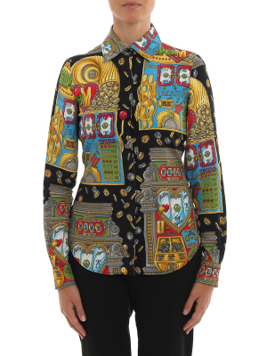 Moschino Printed Crepe Shirt