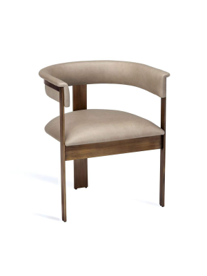 Interlude Home Darcy Dining Chair In Taupe