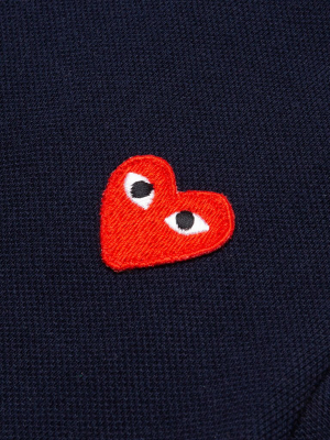 Comme Des Garcons Play Kid's Polo Shirt - Navy