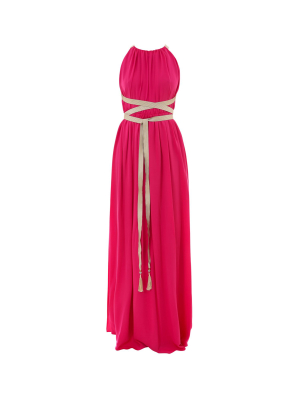 Max Mara Orde Halterneck Maxi Dress