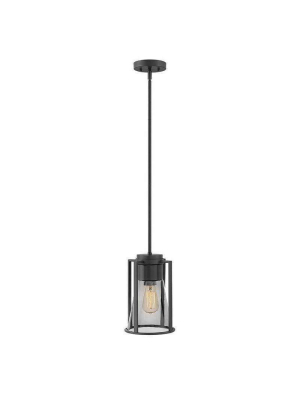 Pendant Refinery Black With Smoked