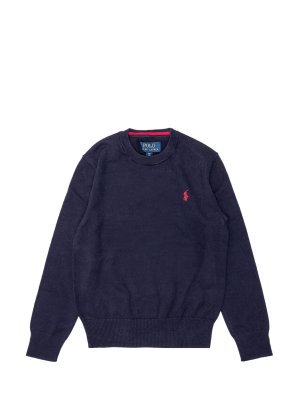 Ralph Lauren Kids Logo Knit Jumper