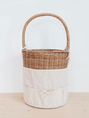 Busby Rattan Basket