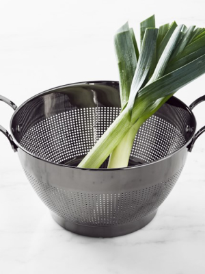 Williams Sonoma Gunmetal Colander 5-qt.