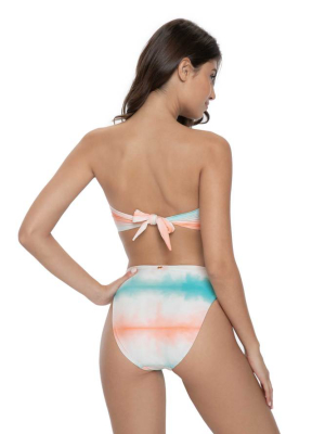 Pq Swim Sunset Hilary High Waist Full Bottom