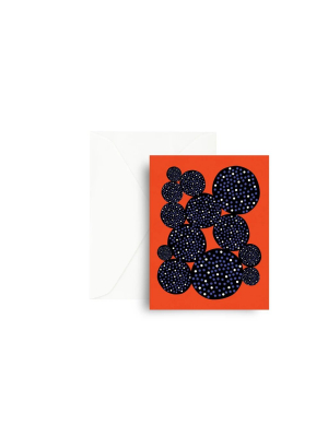 Mezzaluna Studio Greeting Card - Red Cactus