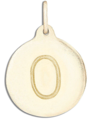 "o" Alphabet Charm