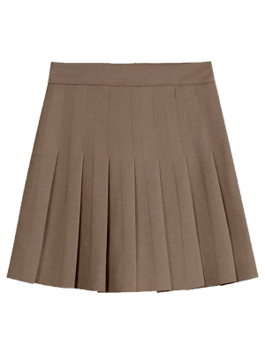 'clara' Pleated Mini Skirt (2 Colors)