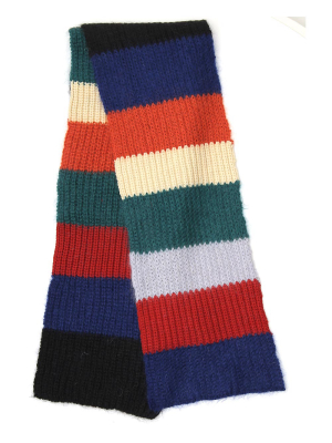 Marni Striped Knit Scarf