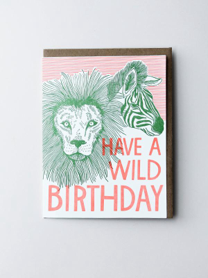 Wild Bday Card