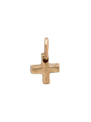 Small Cross Pendant - Gold