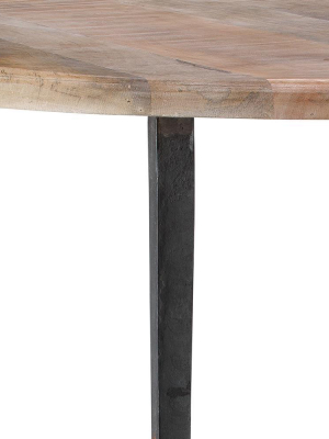 Jamie Young Farmhouse Bistro Table In Natural Wood