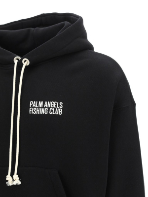 Palm Angels Fishing Club Print Hoodie