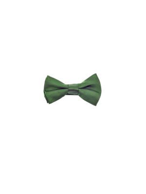 Henley Children's Silk Bow Tie - Green Park