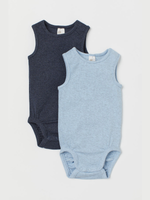 2-pack Ribbed Bodysuits