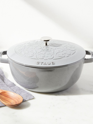 Staub Essential ® Graphite 3.75-qt. Round French Oven With Lily Lid