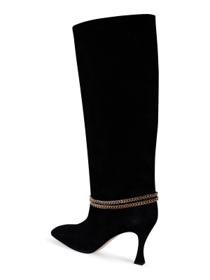 Geraldine Suede Knee High Boots