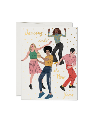 Dancing Into The New Year Card