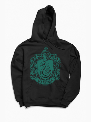 Harry Potter Slytherin Crest Hoodie Sweatshirt