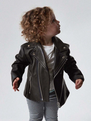 Boone Kid's Leather Jacket