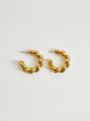 Intertwined Hoop Earrings