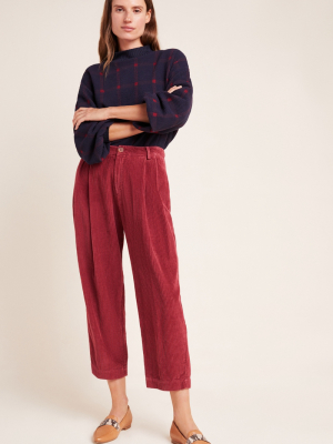 Ophelia Wide-leg Corduroy Pants