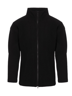 Homme Plissé Issey Miyake Zip-up Pleated Jacket