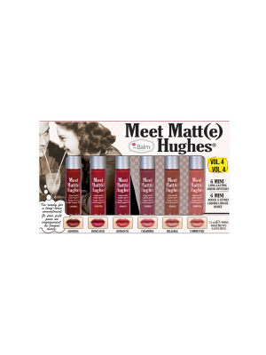 Meet Matte Hughes® Vol. 4  -- Set Of 6 Mini Long-lasting Liquid Lipsticks