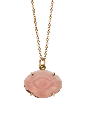 Pink Opal Evil Eye