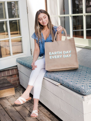 Shopping Tote - Earth Day, Every Day (no. 2)