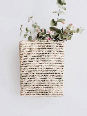 Open Weave Hanging Wall Basket