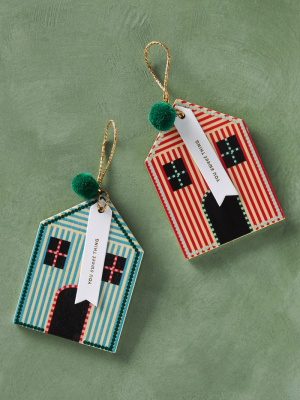 Gingerbread House Gift Tags, Set Of 2