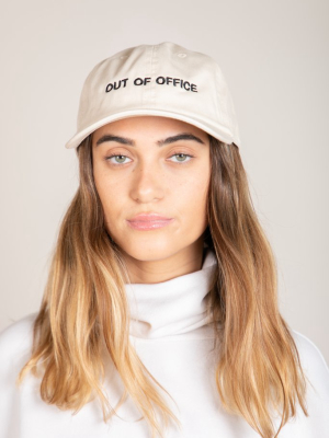 Out Of Office Hat Ivory