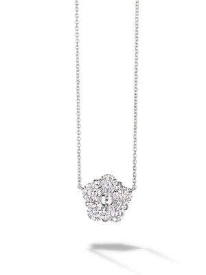 Anzia Flower Diamond Necklace - Xl