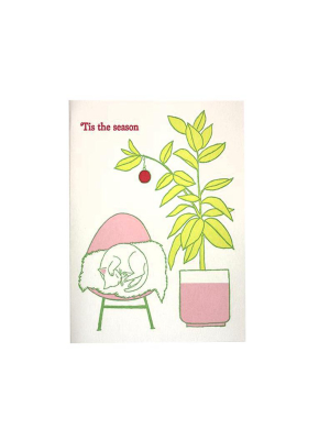 'tis The Season House Plant Card