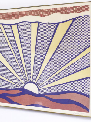 Roy Lichtenstein “sunrise” Original Print