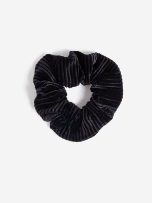 **black Velvet Scrunchie