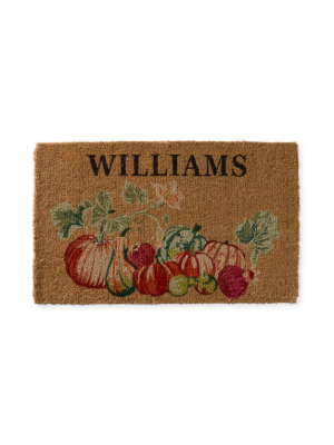 Harvest Pumpkin Doormat