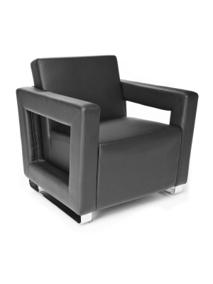 Distinct Series Soft Seating Lounge Chair Black - Ofm