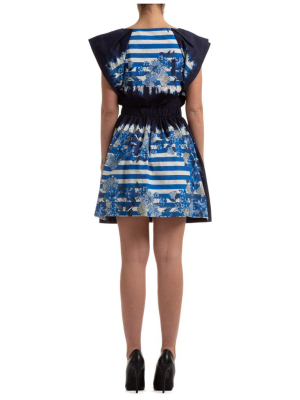 Alberta Ferretti Floral Printed Mini Dress