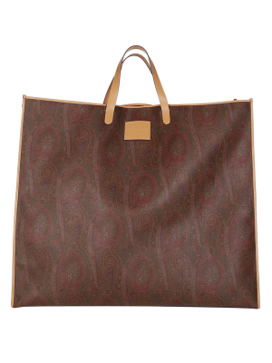 Etro Paisley Patterned Tote Bag