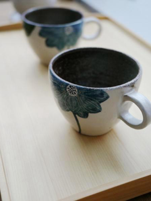 Blue Lotus Mug (out Of Stock)