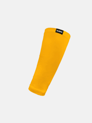 Hue Yellow Gold Forearm Compression Sleeve