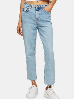 Considered Bleach Wash Straight Jeans