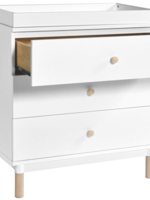 Gelato 3 Drawer Changer Dresser - White
